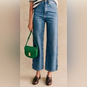 Sézane le crop jeans. Size 38.